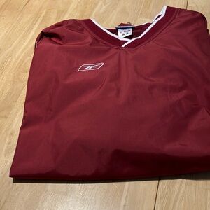 Reebok Red and White Sports Jersey